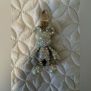 BaubleBar Mickey MouseSparkling Silver Bear Keychain